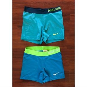 NIKE PRO BLUE SPANDEX BUNDLE